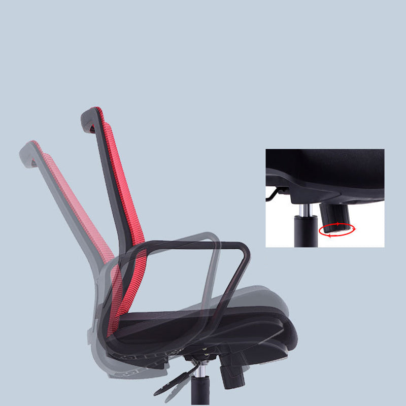 Contemporary Arm Chair Fixed Arms Mid-back Breathable Air Grid Office Chair Clearhalo 'furn' 'furn_office_chair' 'Furniture' 'Office Chairs' 'Office Furniture' 'office_chair' 6227665