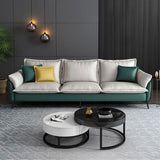 MODERNE 34.25 "H FAUIE CUIR PLIDE PLUS SOFF AU TOP POUR LE SOIR