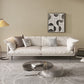Modern 34.64" H White Genuine Leather Pillow Top Arm Sofa For Living Room Clearhalo 'furn' 'furn_sofas' 'Furniture' 'Living Room Furniture' 'Sofa' 'sofas' 6227818