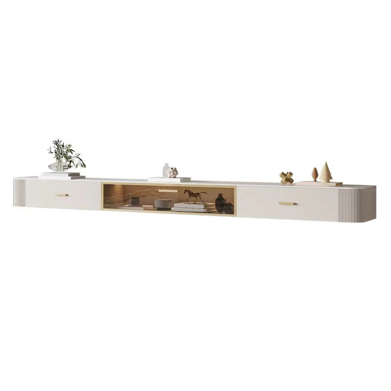 Modern Wall Mount TV Stand 2 Drawers Wooden TV Console for Living Room Clearhalo 'furn' 'furn_tv_stands_entertainment_centers' 'Furniture' 'Living Room Furniture' 'TV Stands & Entertainment Centers' 'TV Stands & Media Storage Furniture' 'tv_stands_entertainment_centers' 6227895