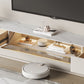 Modern Wall Mount TV Stand 2 Drawers Wooden TV Console for Living Room Clearhalo 'furn' 'furn_tv_stands_entertainment_centers' 'Furniture' 'Living Room Furniture' 'TV Stands & Entertainment Centers' 'TV Stands & Media Storage Furniture' 'tv_stands_entertainment_centers' 6227899