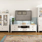 Traditional Wood TV Console Open Storage TV Media Stand with Drawers for Living Room Clearhalo 'furn' 'furn_tv_stands_entertainment_centers' 'Furniture' 'Living Room Furniture' 'TV Stands & Entertainment Centers' 'TV Stands & Media Storage Furniture' 'tv_stands_entertainment_centers' 6228018