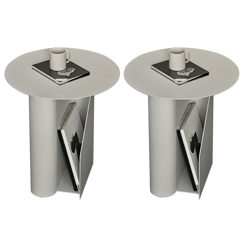 Comodino in metallo comodino mobile contemporaneo per camera da letto