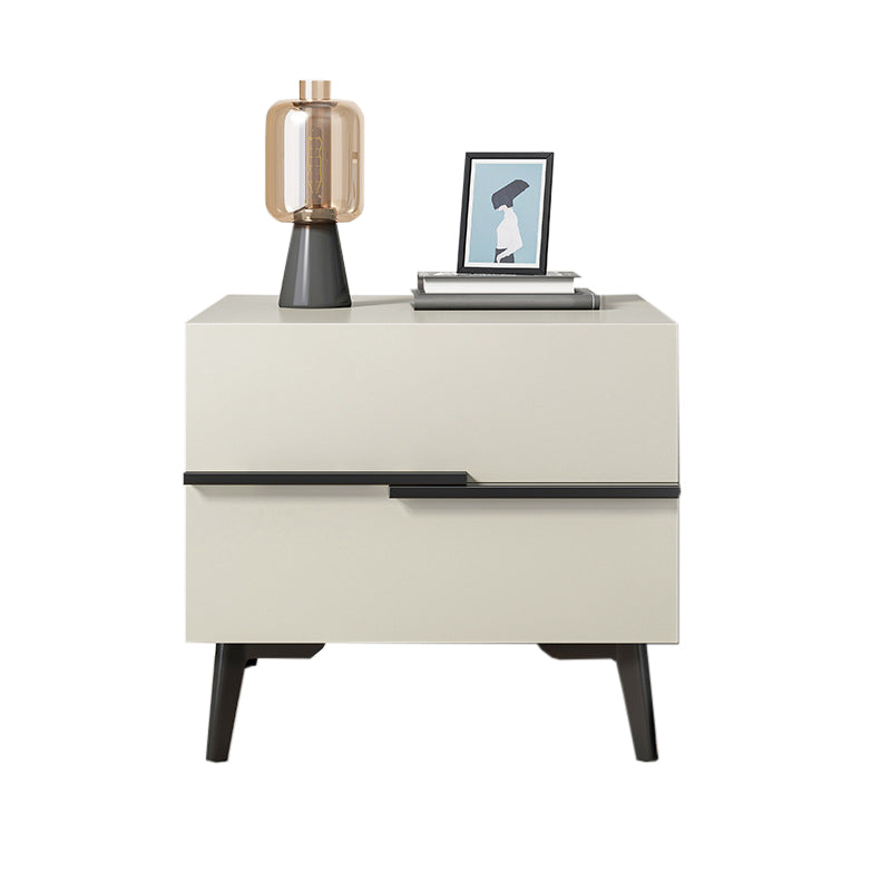 Table de chevet de lit contemporain ouverte table de nuit pour chambre à coucher