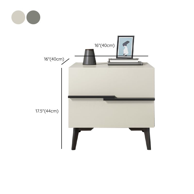 Table de chevet de lit contemporain ouverte table de nuit pour chambre à coucher