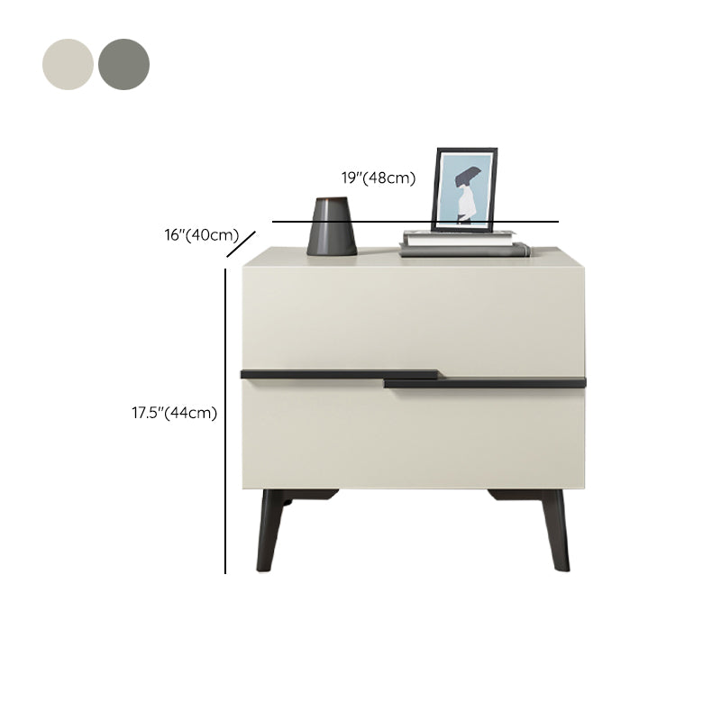 Table de chevet de lit contemporain ouverte table de nuit pour chambre à coucher