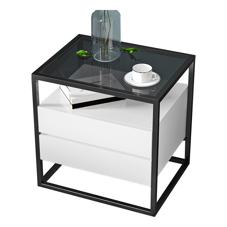 Solid Wood Bed Nightstand Contemporary Bedside Cabinet with Drawers Clearhalo 'Bedroom Furniture' 'furn' 'furn_night_stand' 'Furniture' 'night_stand' 'Nightstands' 6228257