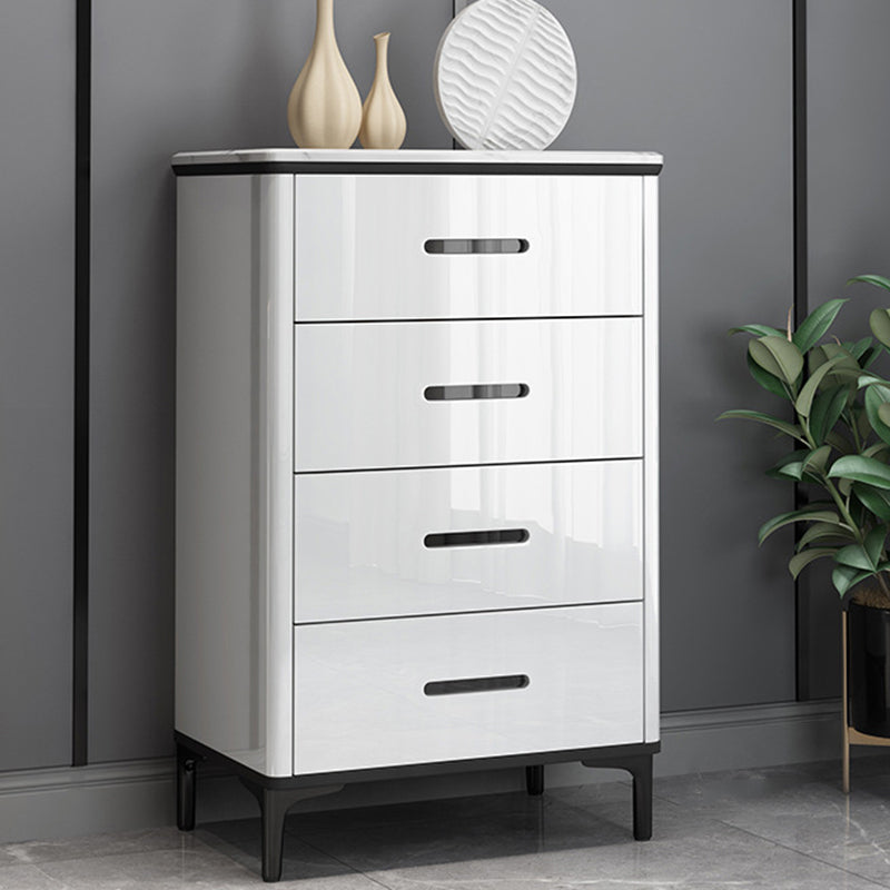 Contemporary Stone Chest Bedroom Storage Chest in White with Drawers 4 Clearhalo 'Bedroom Furniture' 'Dressers & Chests' 'dressers_chests' 'furn' 'furn_dressers_chests' 'Furniture' 6228325