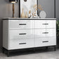 Contemporary Stone Chest Bedroom Storage Chest in White with Drawers 6 Clearhalo 'Bedroom Furniture' 'Dressers & Chests' 'dressers_chests' 'furn' 'furn_dressers_chests' 'Furniture' 6228328