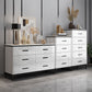 Contemporary Stone Chest Bedroom Storage Chest in White with Drawers Clearhalo 'Bedroom Furniture' 'Dressers & Chests' 'dressers_chests' 'furn' 'furn_dressers_chests' 'Furniture' 6228329
