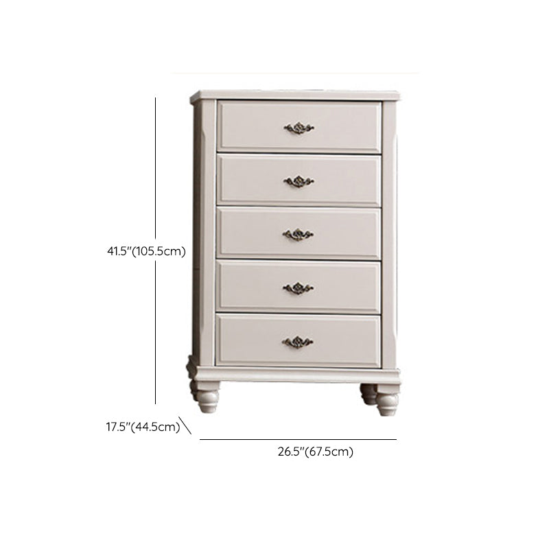 American Traditional Storage Chest Dresser Solid Wood Dresser with 3/4/5 Drawers Clearhalo 'Bedroom Furniture' 'Dressers & Chests' 'dressers_chests' 'furn' 'furn_dressers_chests' 'Furniture' 6228371