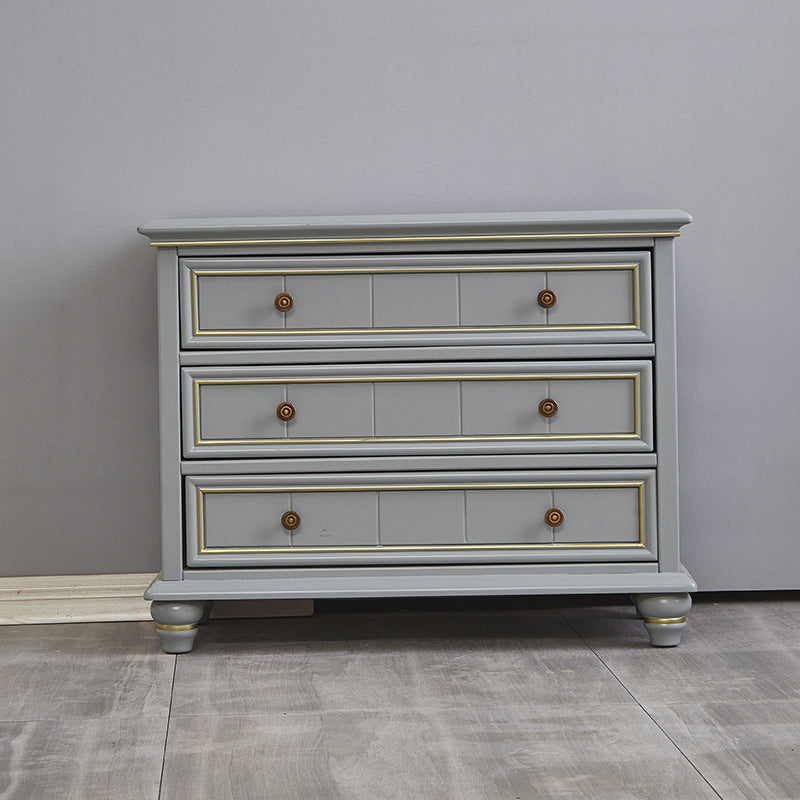 15.6 インチ W トラディショナル ドレッサー 無垢材収納チェスト 3/4/5 引き出し付き