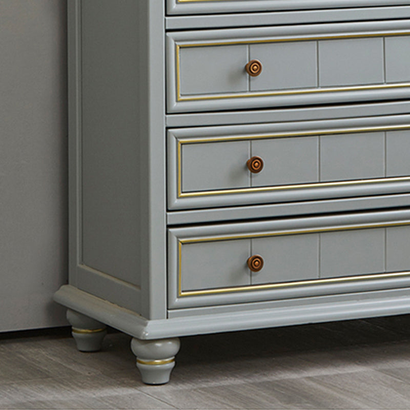 15.6 インチ W トラディショナル ドレッサー 無垢材収納チェスト 3/4/5 引き出し付き