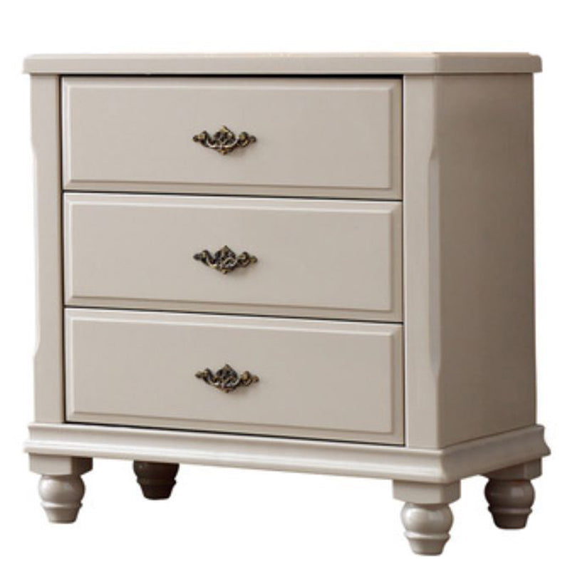 Traditional Storage Chest Solid Wood Storage Chest Dresser with 3/4 Drawers White 3 Clearhalo 'Bedroom Furniture' 'Dressers & Chests' 'dressers_chests' 'furn' 'furn_dressers_chests' 'Furniture' 6228408