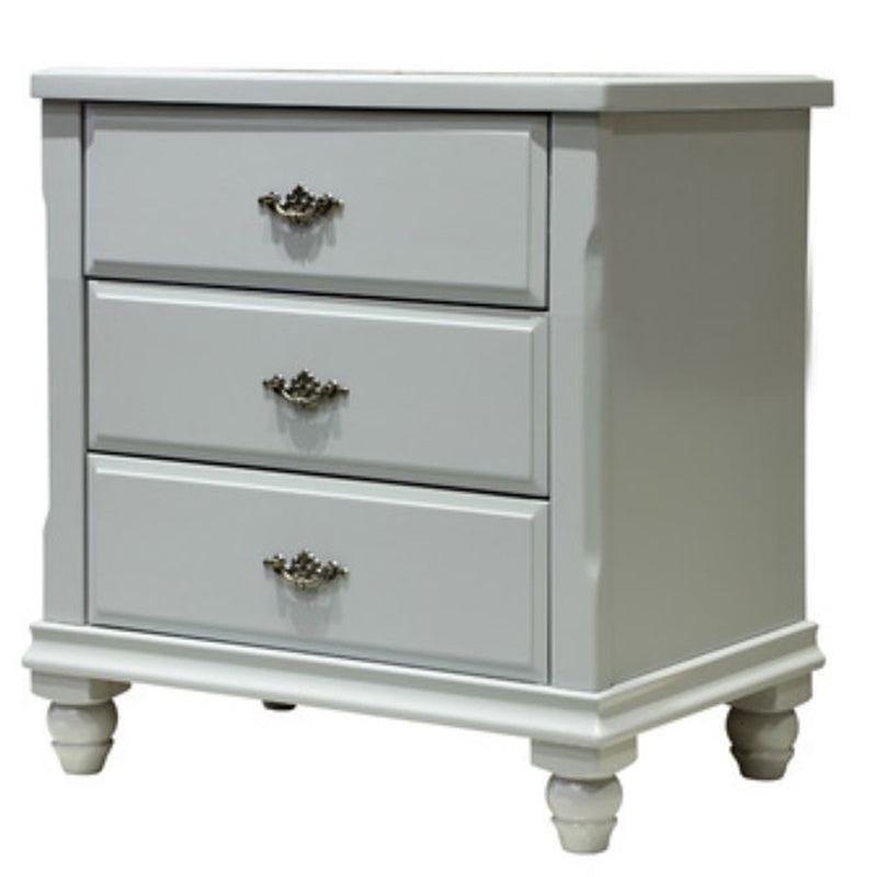 Traditional Storage Chest Solid Wood Storage Chest Dresser with 3/4 Drawers Grey 3 Clearhalo 'Bedroom Furniture' 'Dressers & Chests' 'dressers_chests' 'furn' 'furn_dressers_chests' 'Furniture' 6228409