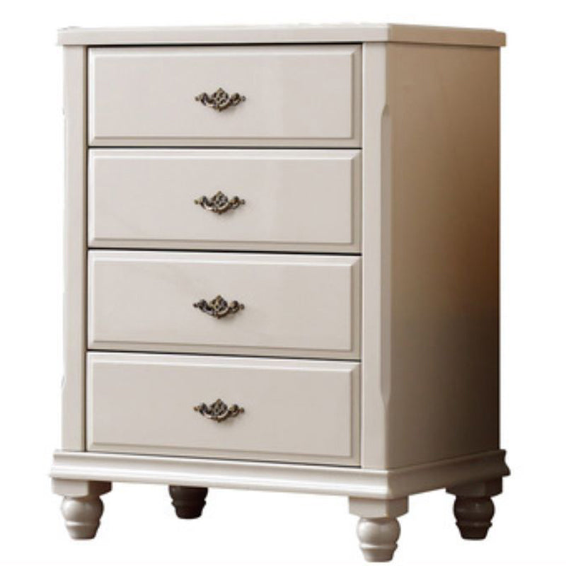 Traditional Storage Chest Solid Wood Storage Chest Dresser with 3/4 Drawers White 4 Clearhalo 'Bedroom Furniture' 'Dressers & Chests' 'dressers_chests' 'furn' 'furn_dressers_chests' 'Furniture' 6228413