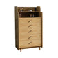 Commode de rangement en bois massif, commode de rangement moderne avec 3/4/5 tiroirs