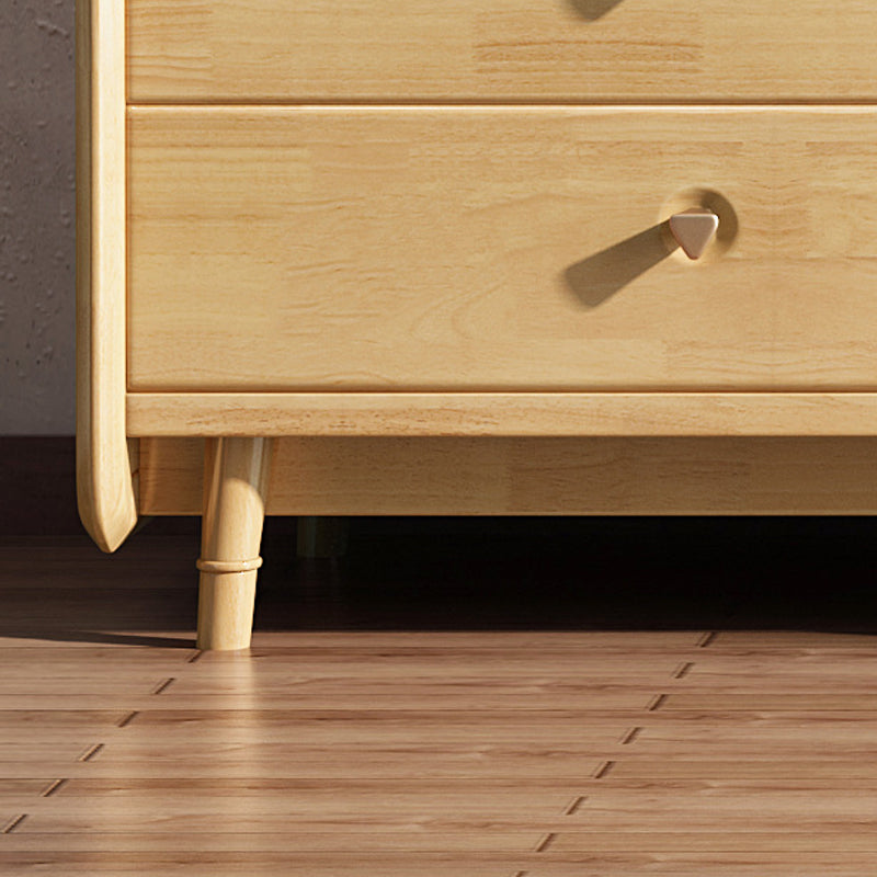 Commode de rangement en bois massif, commode de rangement moderne avec 3/4/5 tiroirs
