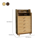 Solid Wood Storage Chest Modern Storage Chest Dresser with 3/4/5 Drawers