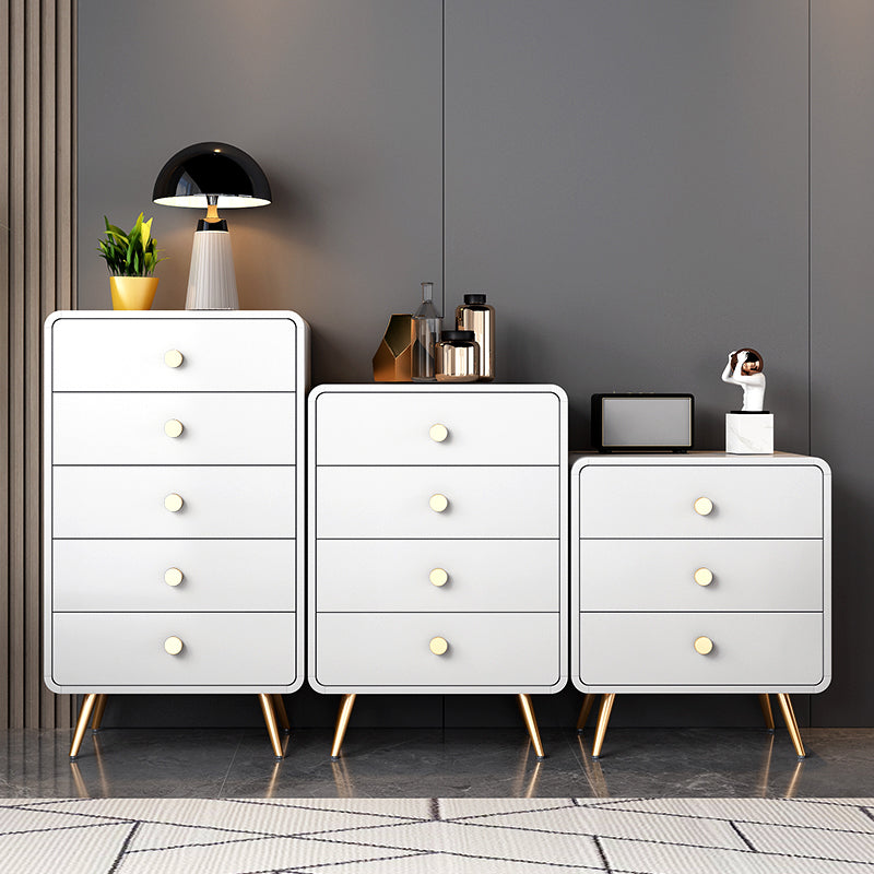 Glam Kommode aus Holz mit 3/4/5 Schubladen