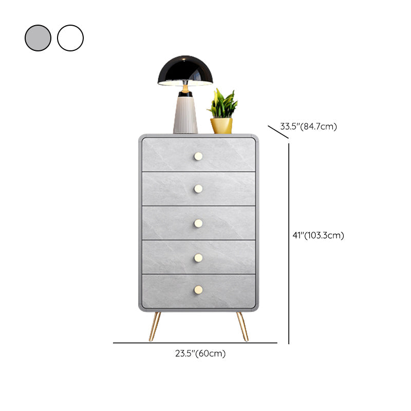 Glam Kommode aus Holz mit 3/4/5 Schubladen