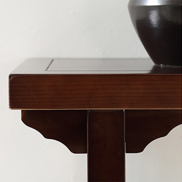 Mid-Century Modern Console Accent Table Antique Finish Rectangle Console Sofa Table Clearhalo 'Console Tables' 'console_tables' 'Entry & Mudroom Furniture' 'furn' 'furn_console_tables' 'Furniture' 6228970