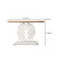 French Country Console Table Distressed Wood Accent Table for Hall