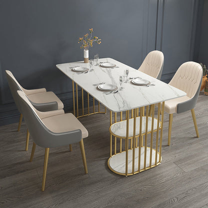 Traditional Luxury Dining Table Rectangle Dining Table for Dining Room
