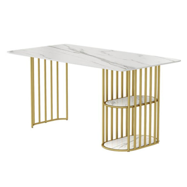 Traditional Luxury Dining Table Rectangle Dining Table for Dining Room