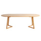 Oval Dining Table Modern Solid Wood Dining Table for Dining Room