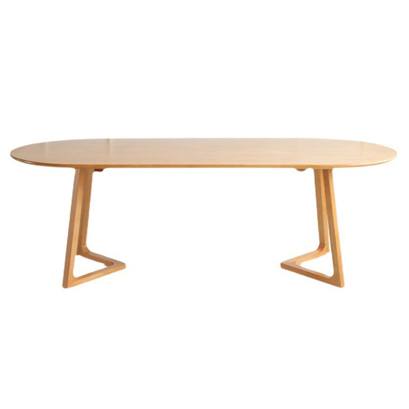Oval Dining Table Modern Solid Wood Dining Table for Dining Room