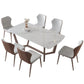 Slate Dining Table Rectangle Modern Dining Table for Dining Room