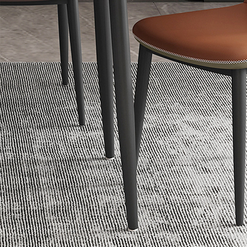 Round Dining Table Extendable Modern Dining Table for Dinner Room Clearhalo 'Dining Tables & Seating' 'Dining Tables' 'dining_table' 'furn' 'furn_dining_table' 'Furniture' 'Kitchen & Dining Furniture' 6229408
