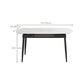 Round Dining Table Extendable Modern Dining Table for Dinner Room Clearhalo 'Dining Tables & Seating' 'Dining Tables' 'dining_table' 'furn' 'furn_dining_table' 'Furniture' 'Kitchen & Dining Furniture' 6229412