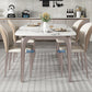 Modern Rectangular Table Sintered Stone Dining Table with 4 Legs for Home Clearhalo 'Dining Tables & Seating' 'Dining Tables' 'dining_table' 'furn' 'furn_dining_table' 'Furniture' 'Kitchen & Dining Furniture' 6229421