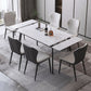 Moderne eettafel Uitschuifbare rechthoekige eettafel voor eetkamer