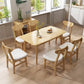 Solid Wood Dining Table Rectangle Modern Dining Table for Dining Room