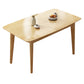 Solid Wood Dining Table Rectangle Modern Dining Table for Dining Room