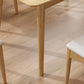 Solid Wood Dining Table Rectangle Modern Dining Table for Dining Room