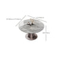 Modern Stainless Steel Base Pedestal Dining Table Extendable Dinner Table for Home Clearhalo 'Dining Tables & Seating' 'Dining Tables' 'dining_table' 'furn' 'furn_dining_table' 'Furniture' 'Kitchen & Dining Furniture' 6229493