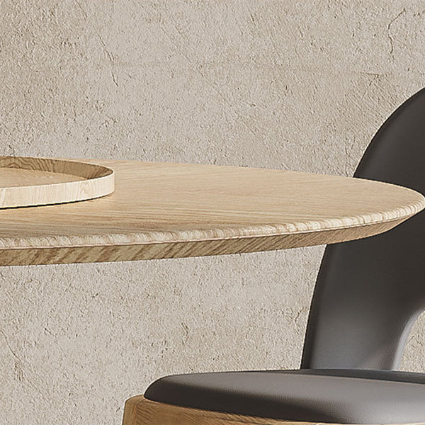 Contemporary Pedestal Dining Table Wood Dinner Table for Home Clearhalo 'Dining Tables & Seating' 'Dining Tables' 'dining_table' 'furn' 'furn_dining_table' 'Furniture' 'Kitchen & Dining Furniture' 6229555