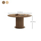 Contemporary Pedestal Dining Table Wood Dinner Table for Home Clearhalo 'Dining Tables & Seating' 'Dining Tables' 'dining_table' 'furn' 'furn_dining_table' 'Furniture' 'Kitchen & Dining Furniture' 6229560
