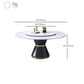 Modern Turntable Dinner Table Stainless Steel Base Stone Dining Table for Home Clearhalo 'Dining Tables & Seating' 'Dining Tables' 'dining_table' 'furn' 'furn_dining_table' 'Furniture' 'Kitchen & Dining Furniture' 6229590