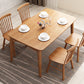 Rectangle Wood Dining Table Contemporary Dinner Table with 4 Legs Clearhalo 'Dining Tables & Seating' 'Dining Tables' 'dining_table' 'furn' 'furn_dining_table' 'Furniture' 'Kitchen & Dining Furniture' 6229601