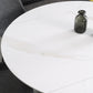 Modern Extendable Stone Dining Table Steel Base Dinner Table for Home Clearhalo 'Dining Tables & Seating' 'Dining Tables' 'dining_table' 'furn' 'furn_dining_table' 'Furniture' 'Kitchen & Dining Furniture' 6229686