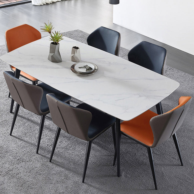 Tavolo da pranzo a base di rettangolo contemporanea con 4 gambe