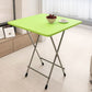 Metal and Wood Table 28.5"H Mid-Century Modern Style Foldable Square Dining Table