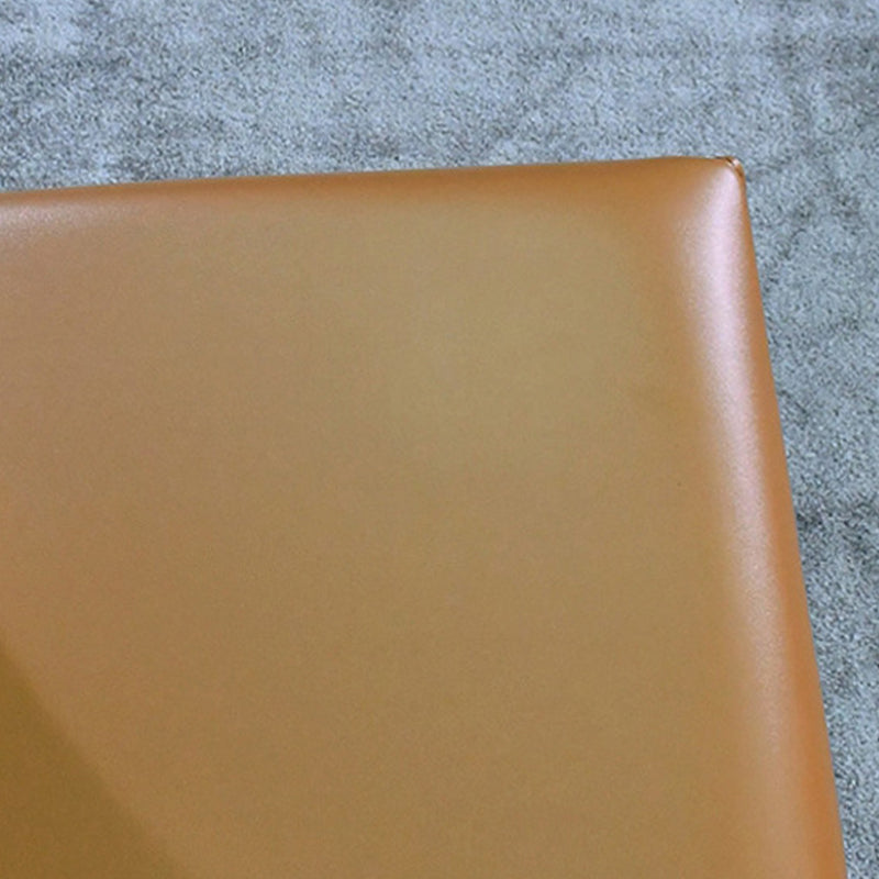 Sillas de cocina de cuero de faux contemporánea sillas laterales de ala