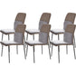 Contemporary Kitchen Dining Side Chair Upholstered Dining Chair with Metal Legs 6 Piece Set Clearhalo 'Dining Chairs' 'Dining Tables & Seating' 'dining_chair' 'furn' 'furn_dining_chair' 'Furniture' 'Kitchen & Dining Furniture' 6229982