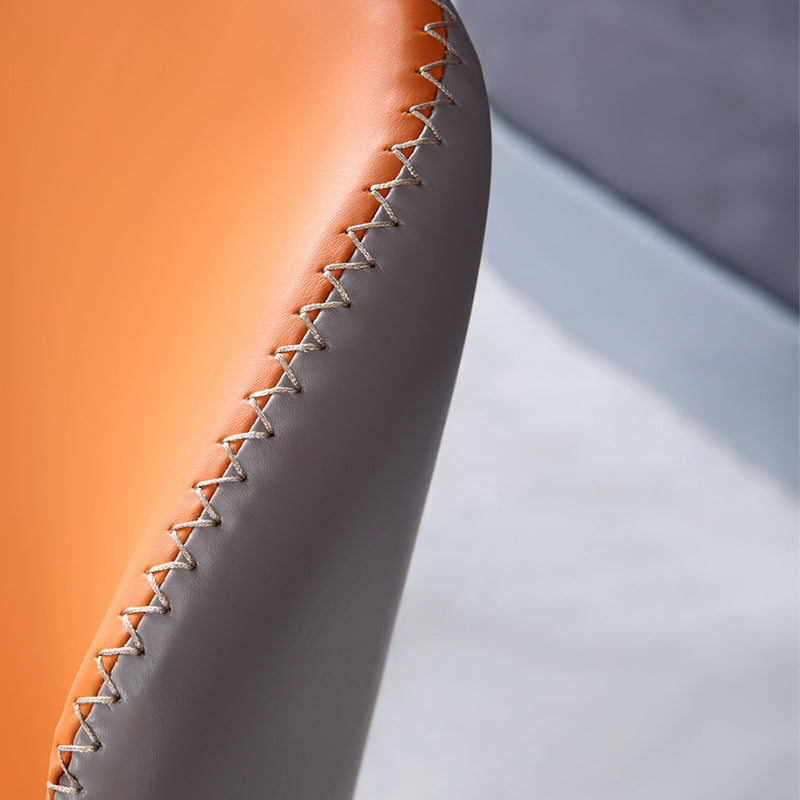 Industriële vaste achterstoelen armloze zijstoelen met metalen benen voor thuisgebruik